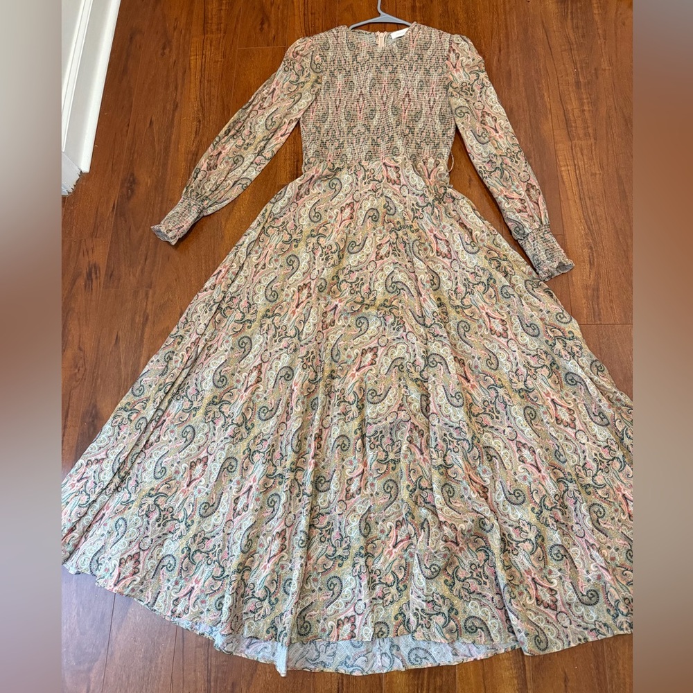 Zimmermann Freja Shirred Maxi Dress - Picture 2 of 7